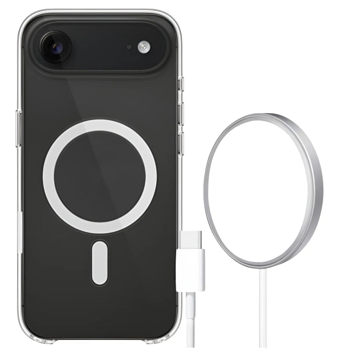 Capa Magsafe Resistente + Carregador Magsafe Para iPhone 17
