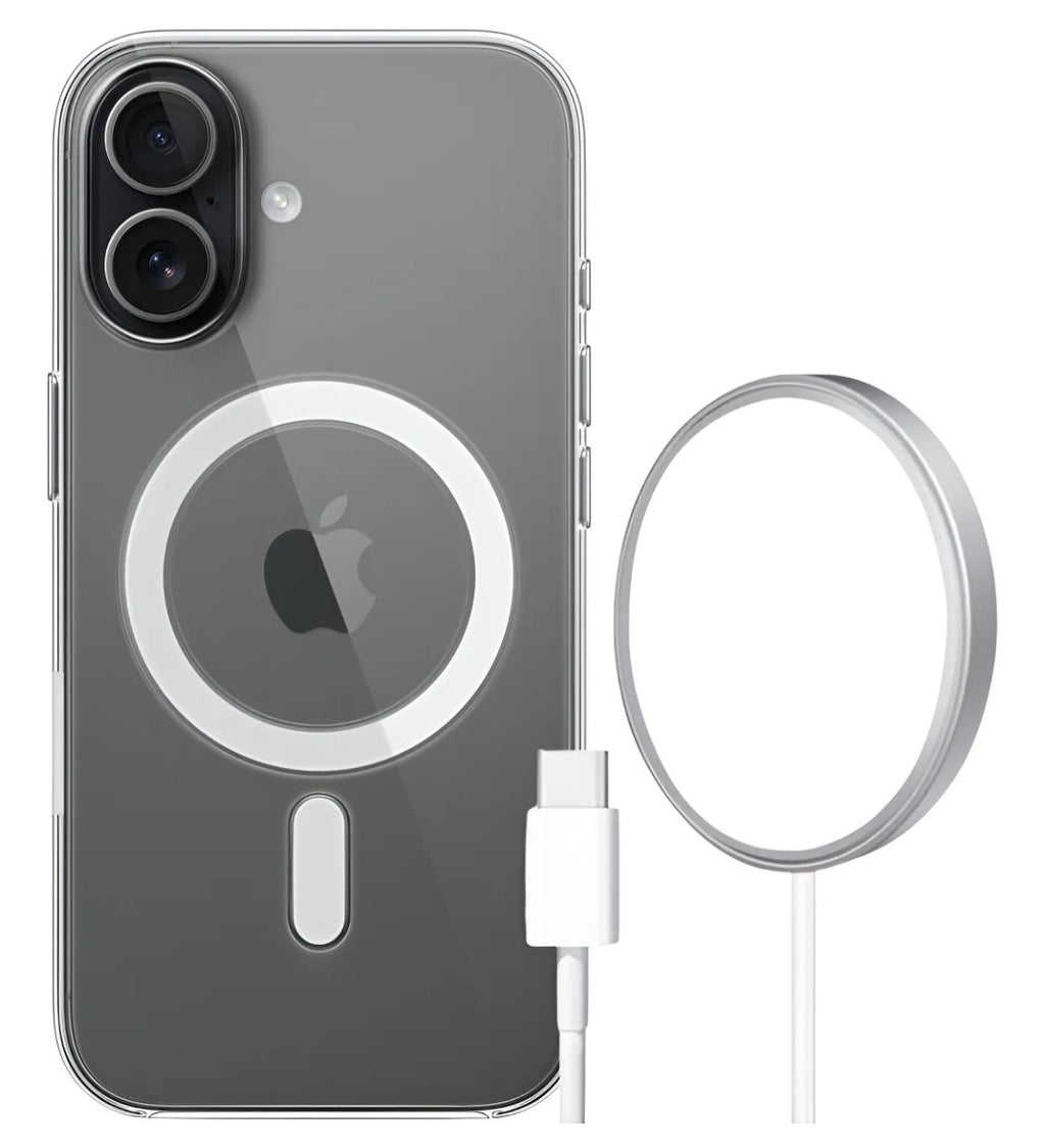 Capa Magsafe Resistente + Carregador Magsafe Para iPhone 17